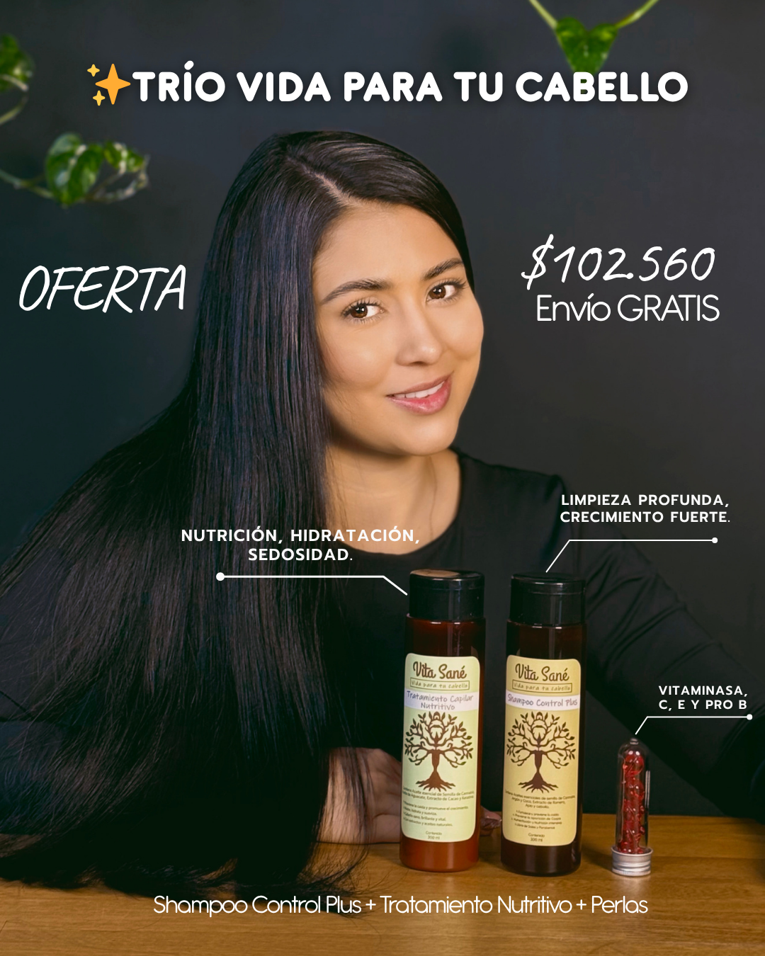 Trío Vida para tu Cabello