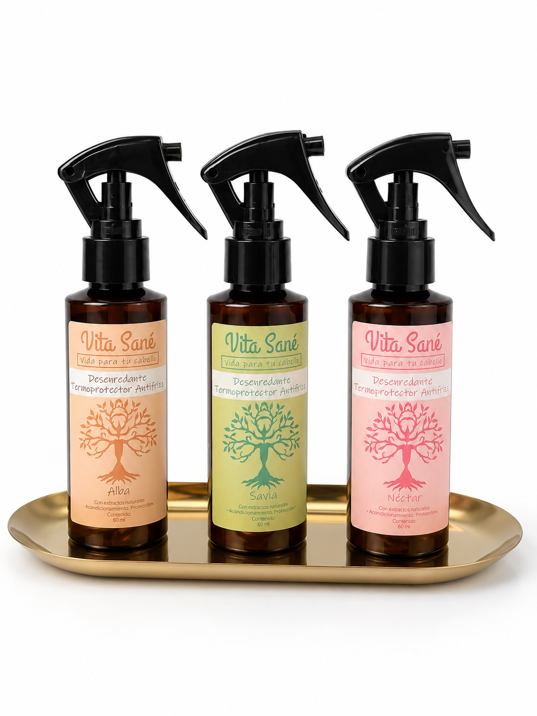 Linea  de Perfumes Capilares Vita Sané 🩷NÉCTAR🧡ALBA💚SAVIA