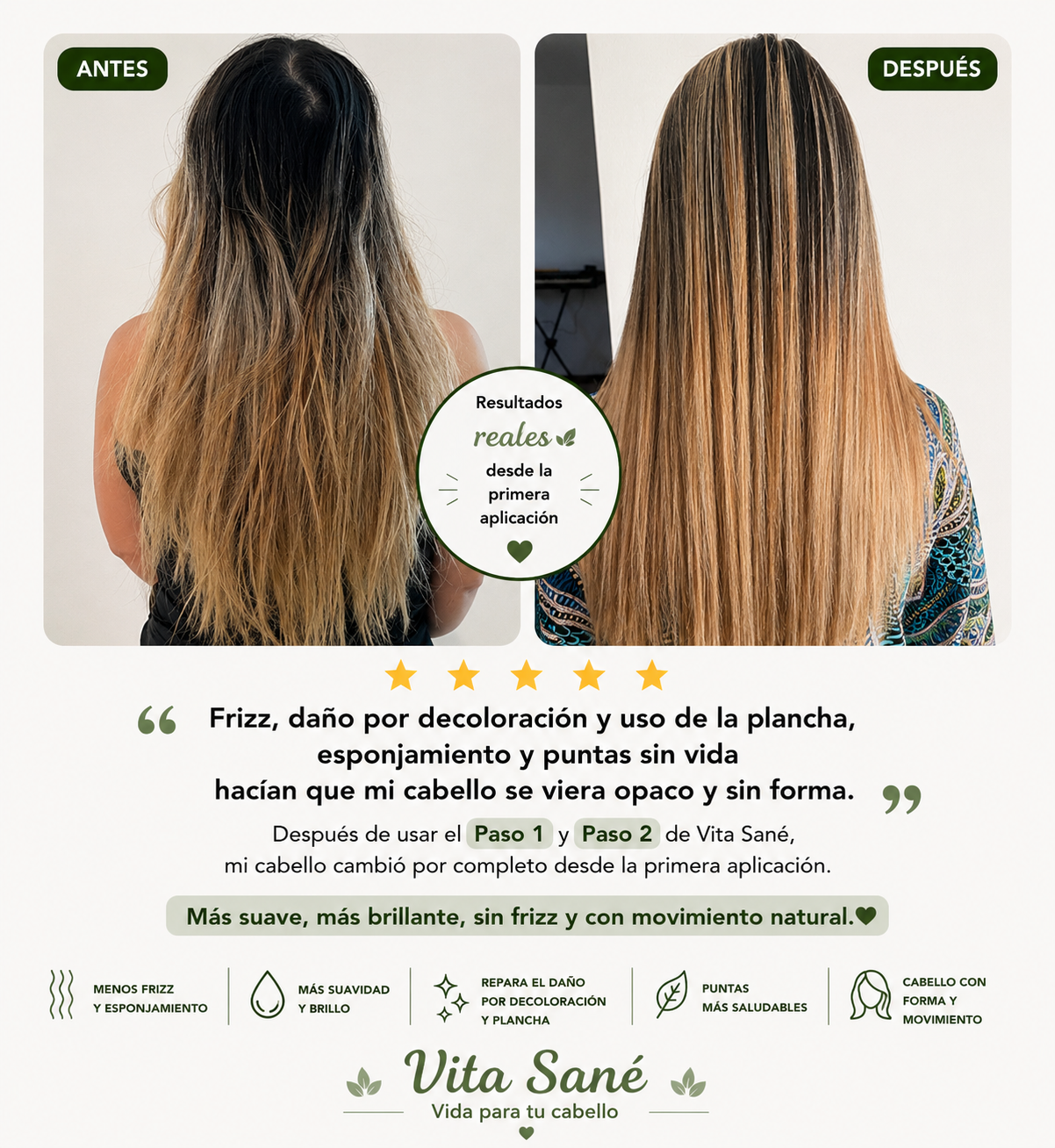 Control frizz y nutrición
