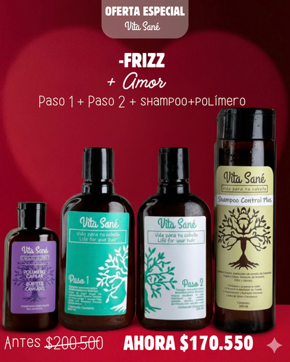 Kit de Reconstrucción Capilar + Polímero + Shampoo Control Plus