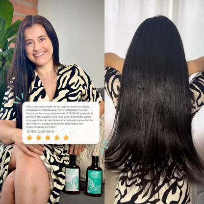 Paso 1 y Paso 2 Vita Sané Reconstruye, Elimina El Frizz